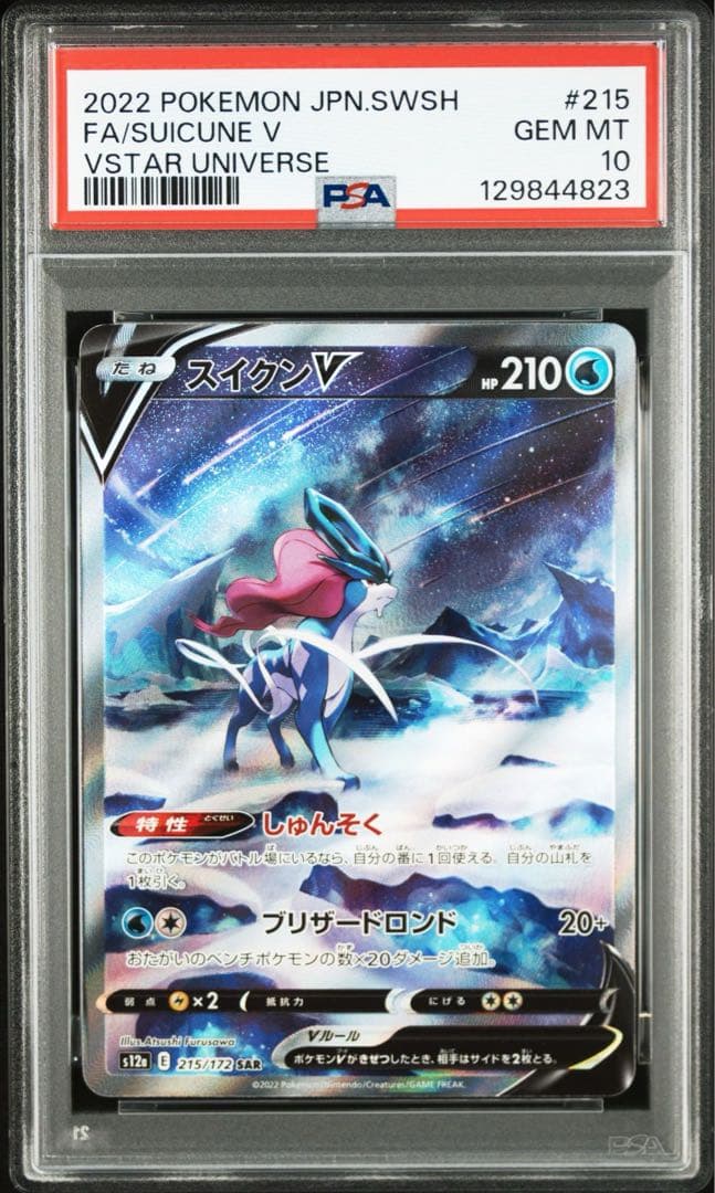 【PSA10】【3連番】エンテイV スイクンV ライコウV SAR Vユニ