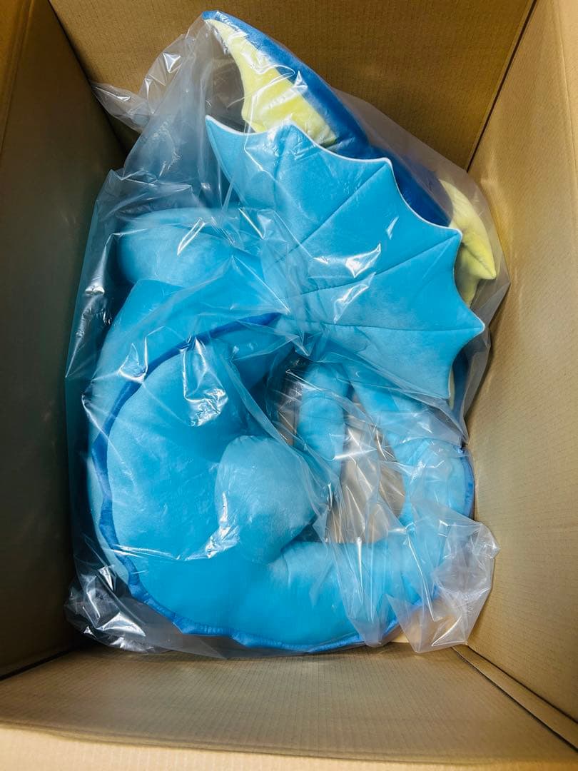 新品未開封 等身大 シャワーズ ぬいぐるみ 寝そべり