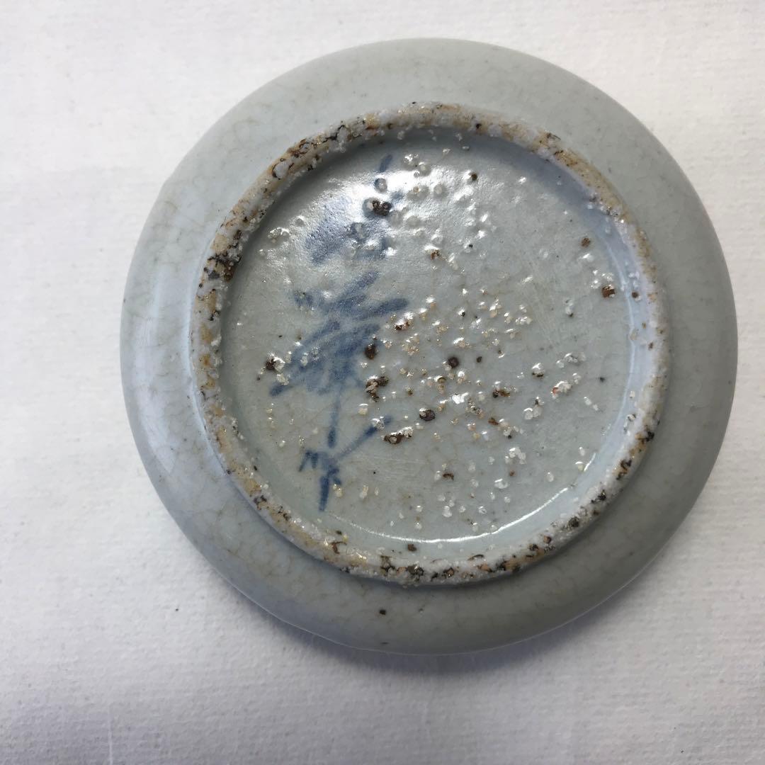 韓国　人間国宝　池氏　高麗青磁　油壺　小壺