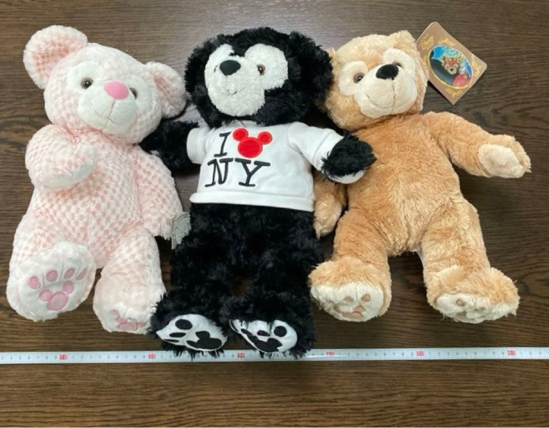 ダッフィ　Duffy　WDW 海外ディズニー　黒　ピンク　限定　ディズニーベア