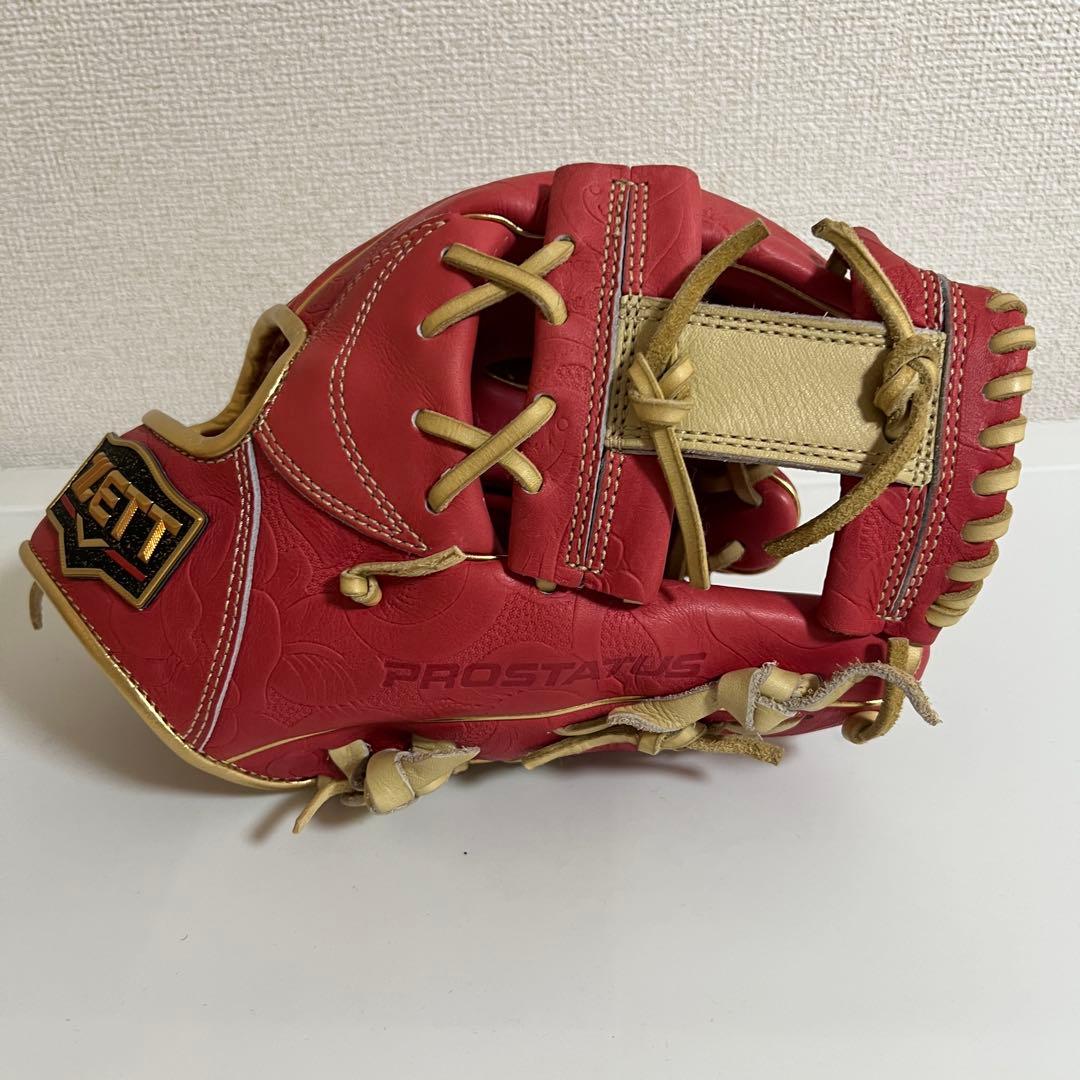 ZETT 軟式グラブ プロステイタス 二塁手遊撃手用 今宮タイプ　型付済