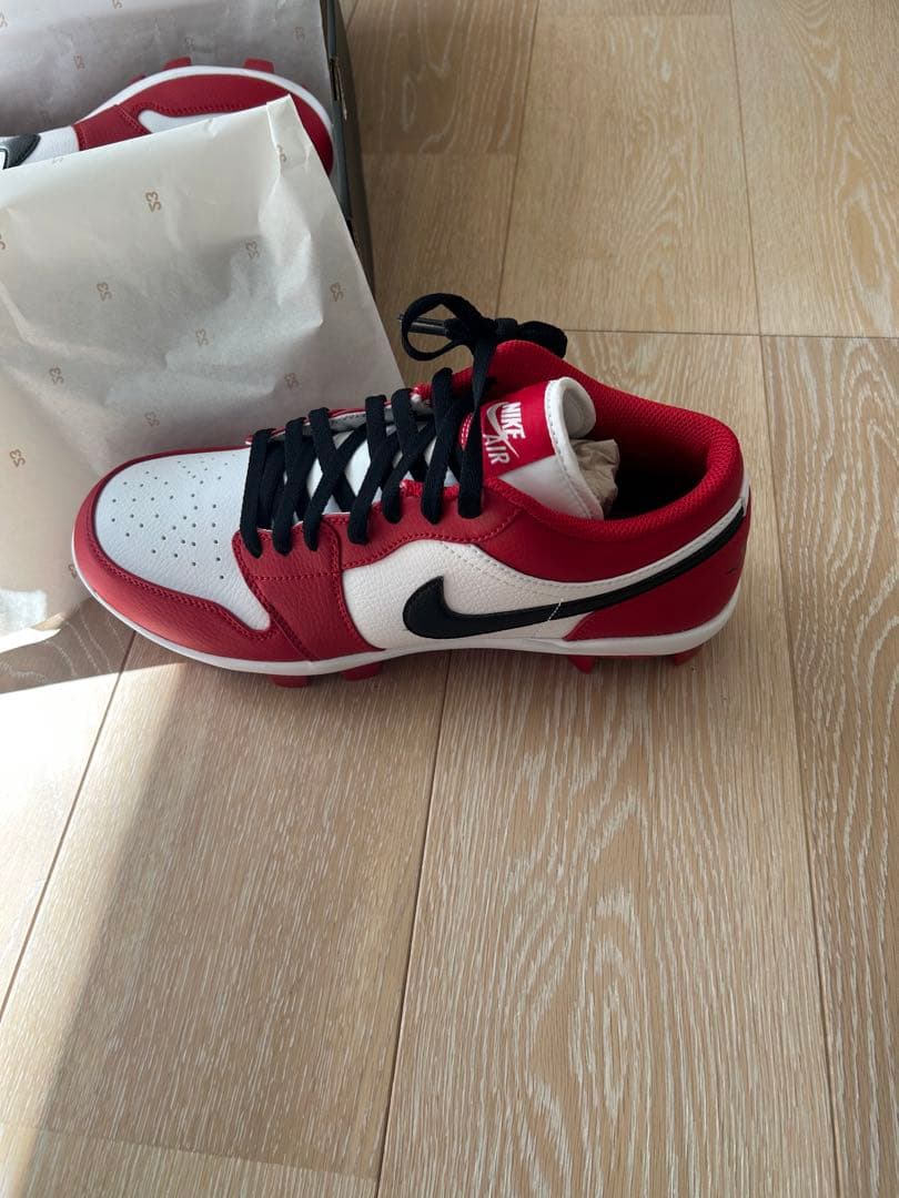 Nike Jordan スパイクシューズ レッド 28cm