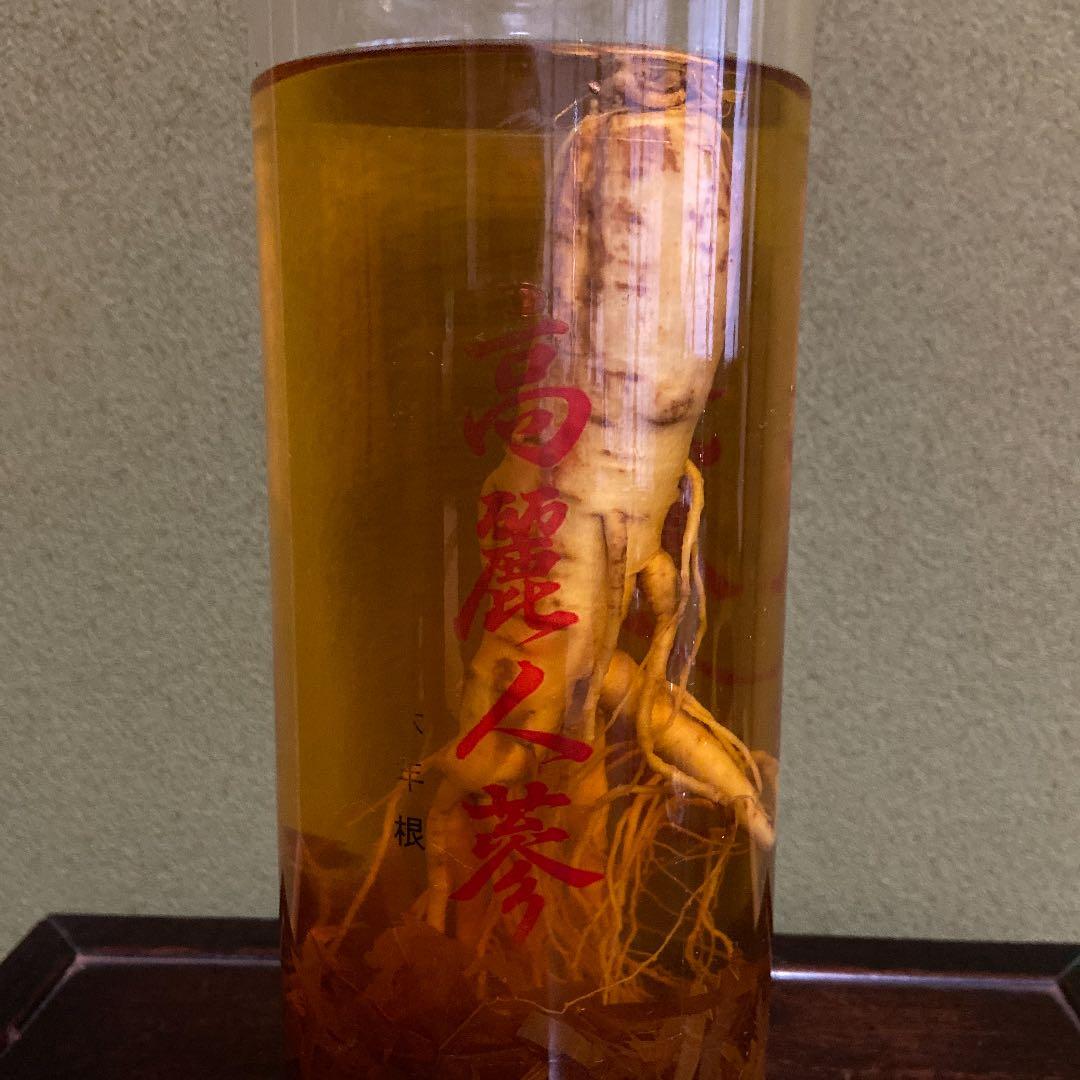 高麗人参酒　京畿道江華産6年根【古酒】
