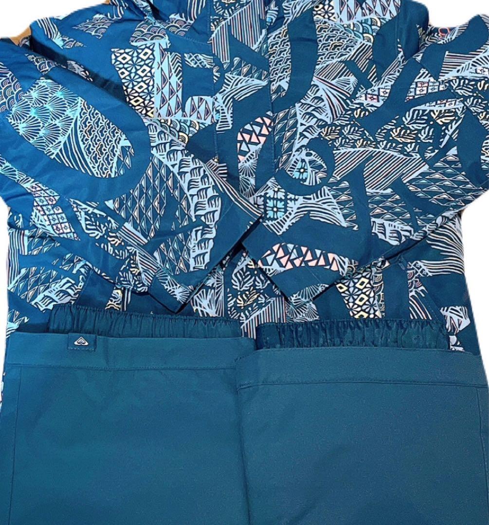 ROXY スノボウェア セットアップ 北欧柄 スキーウェア ジャケット パンツ