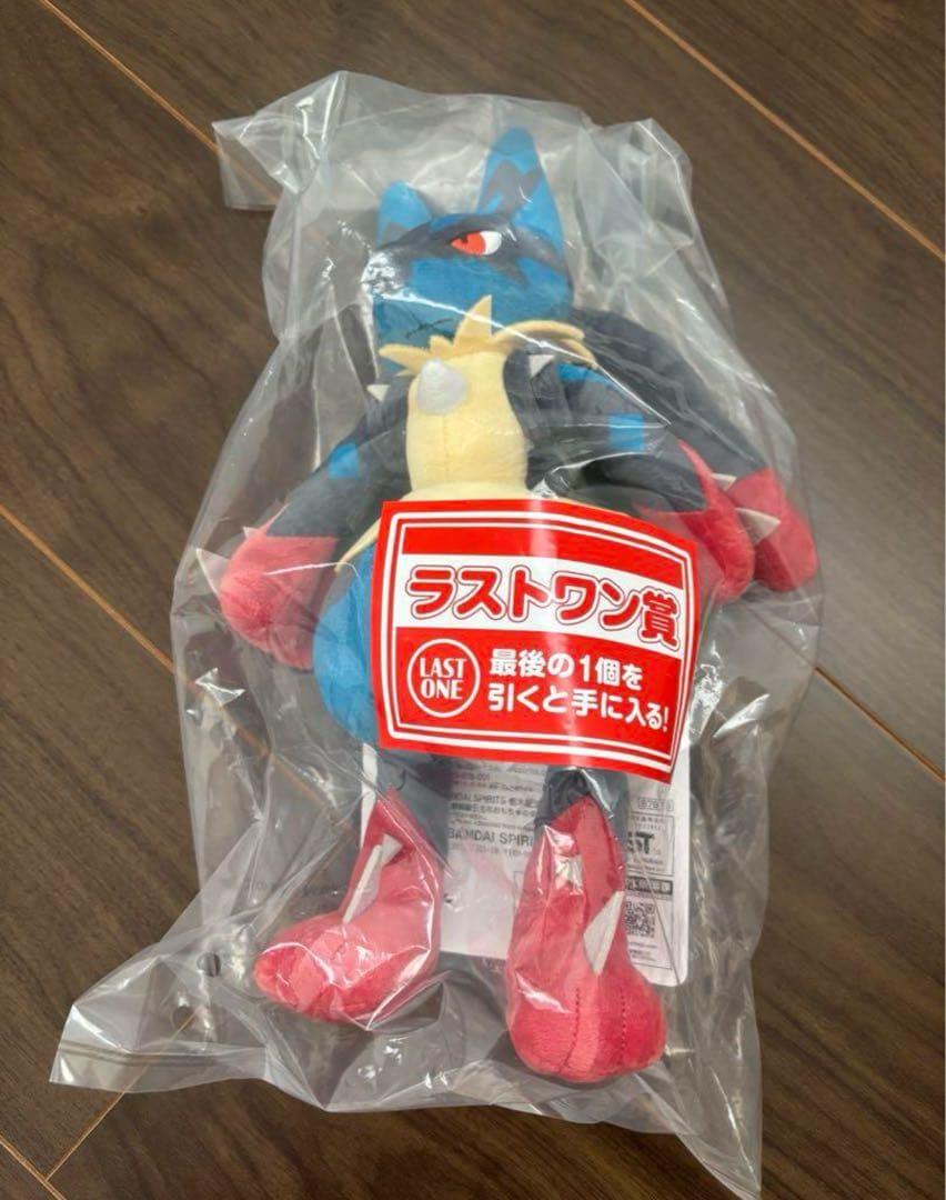 一番くじ ポケモン ぬいぐるみ メガルカリオ メガリザードンY メガサーナイト