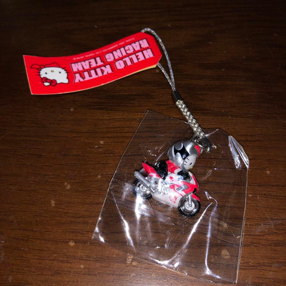 ハローキティ　ご当地キティ バイク ストラップ RACING TEAM 2001