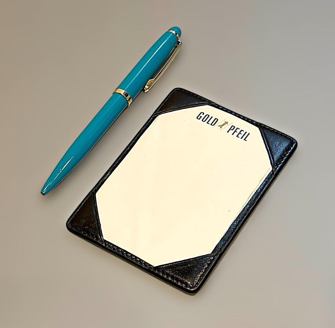 ⭐️GOLD PFEIL⭐️ゴールドファイル・メモパッド・美品⭐️