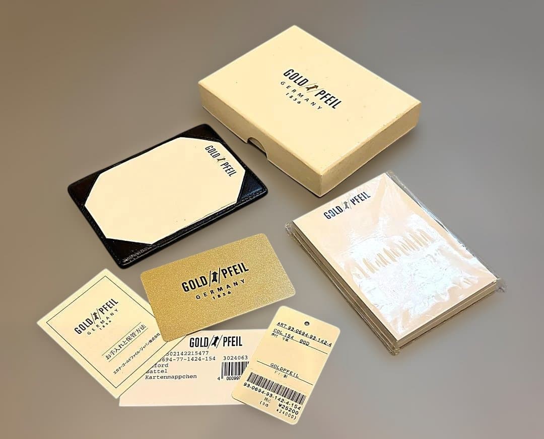 ⭐️GOLD PFEIL⭐️ゴールドファイル・メモパッド・美品⭐️