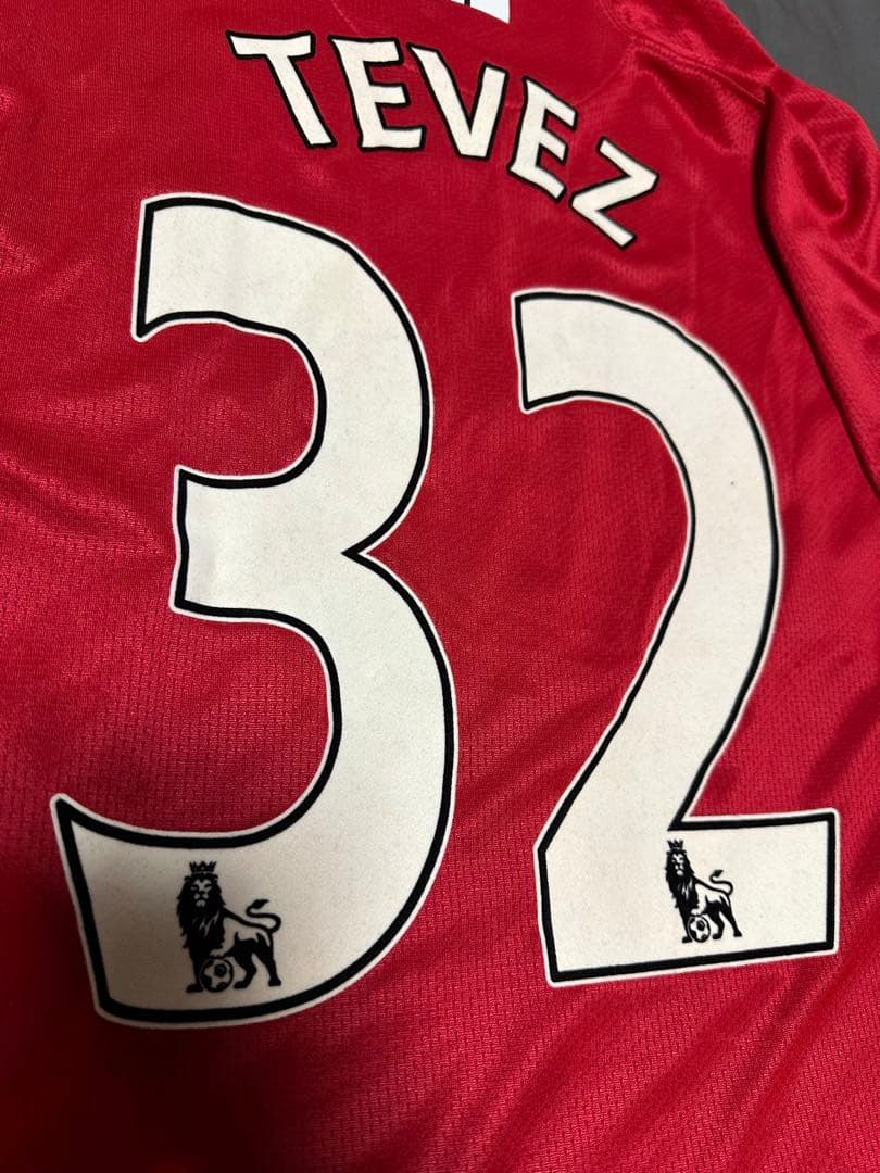 正規品 2007/2008 マンチェスター•ユナイテッド テベス　Lサイズ