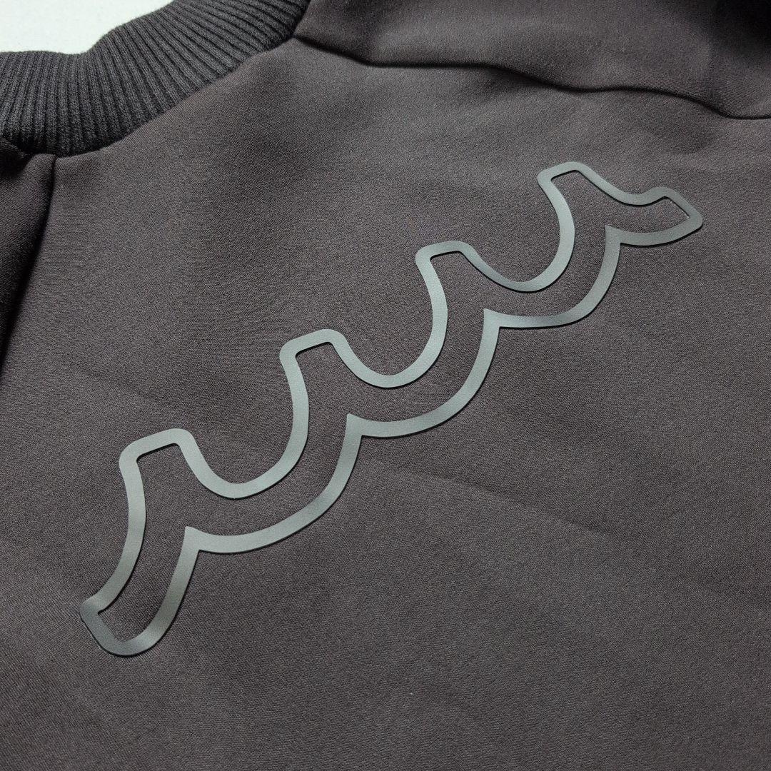 ムータマリンゴルフ　肉厚ダンボール素材モックネック長袖トレーナー　M 黒