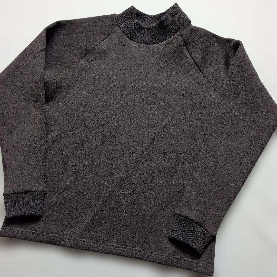 ムータマリンゴルフ　肉厚ダンボール素材モックネック長袖トレーナー　M 黒