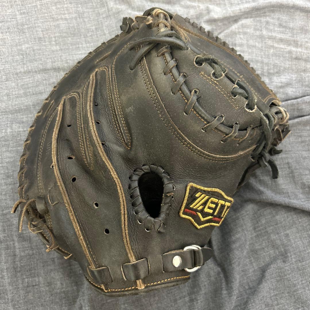 ZETT 硬式ミット　小さめ　数回使った程度