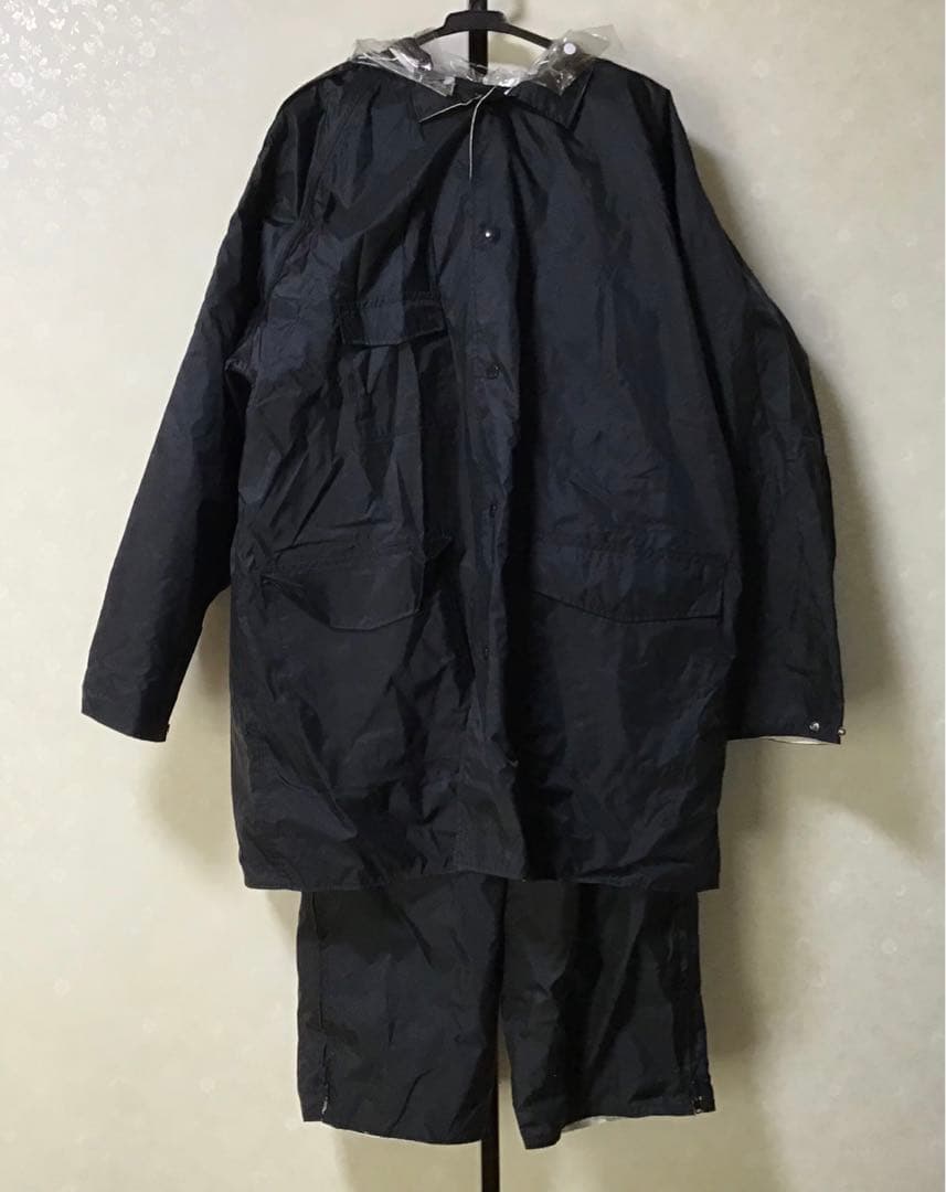 希少　レア　リバーシブル雨カッパ　合羽　収納袋付き