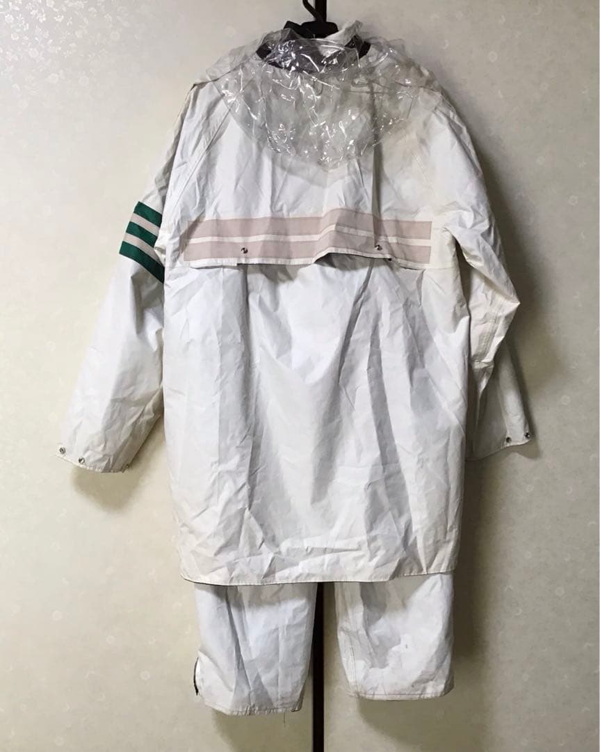 希少　レア　リバーシブル雨カッパ　合羽　収納袋付き