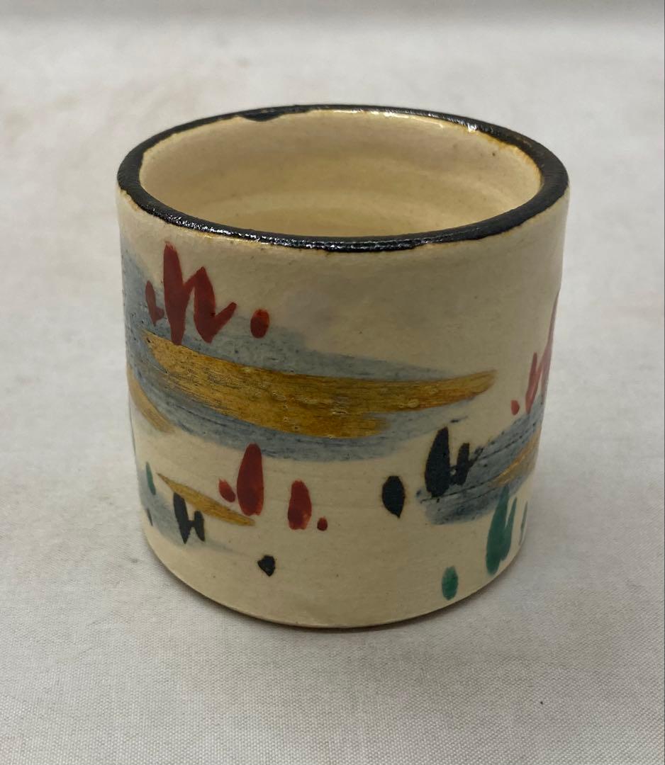 B533b「若草之画 蓋置」白井半七造　共箱　茶道具