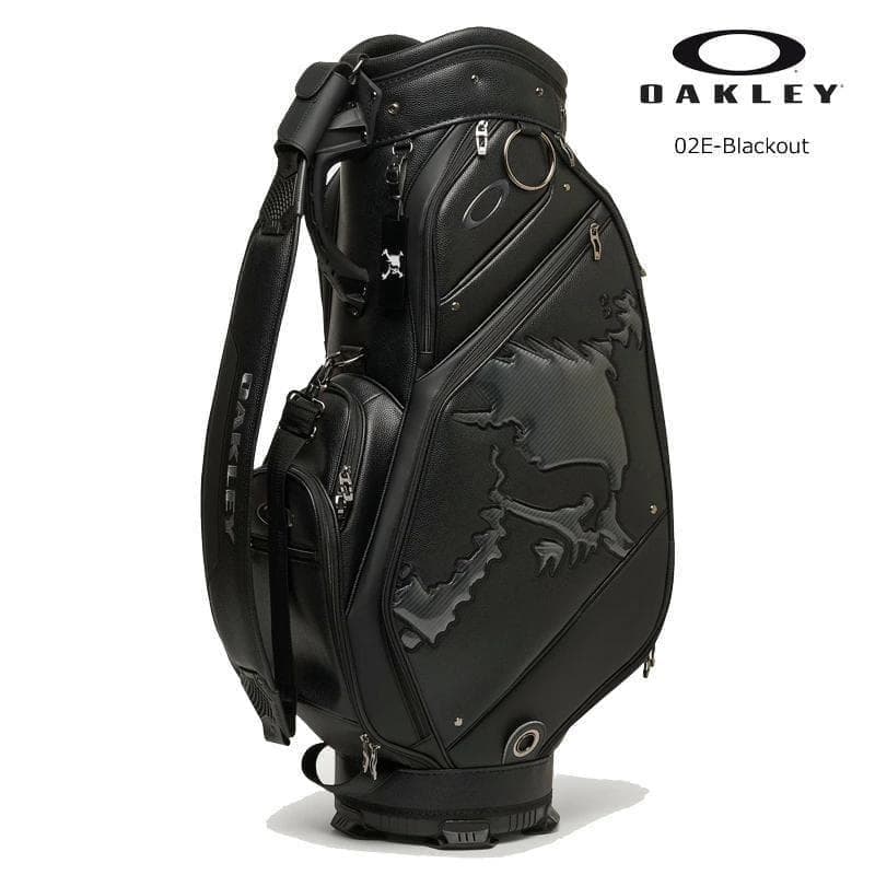 新品 オークリー OAKLEY スカル ゴルフ キャディバッグ ブラックアウト