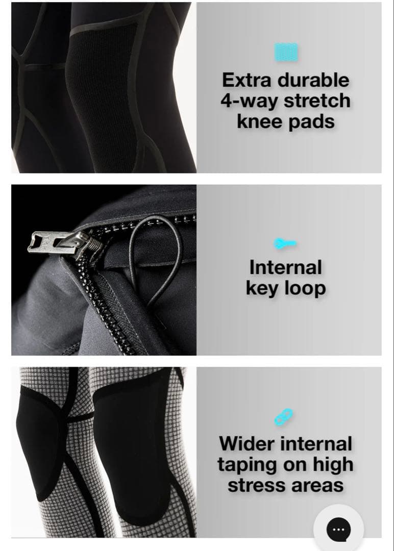 新品needessentials 3/4mmセミドライサーフ　ウェット　スーツ