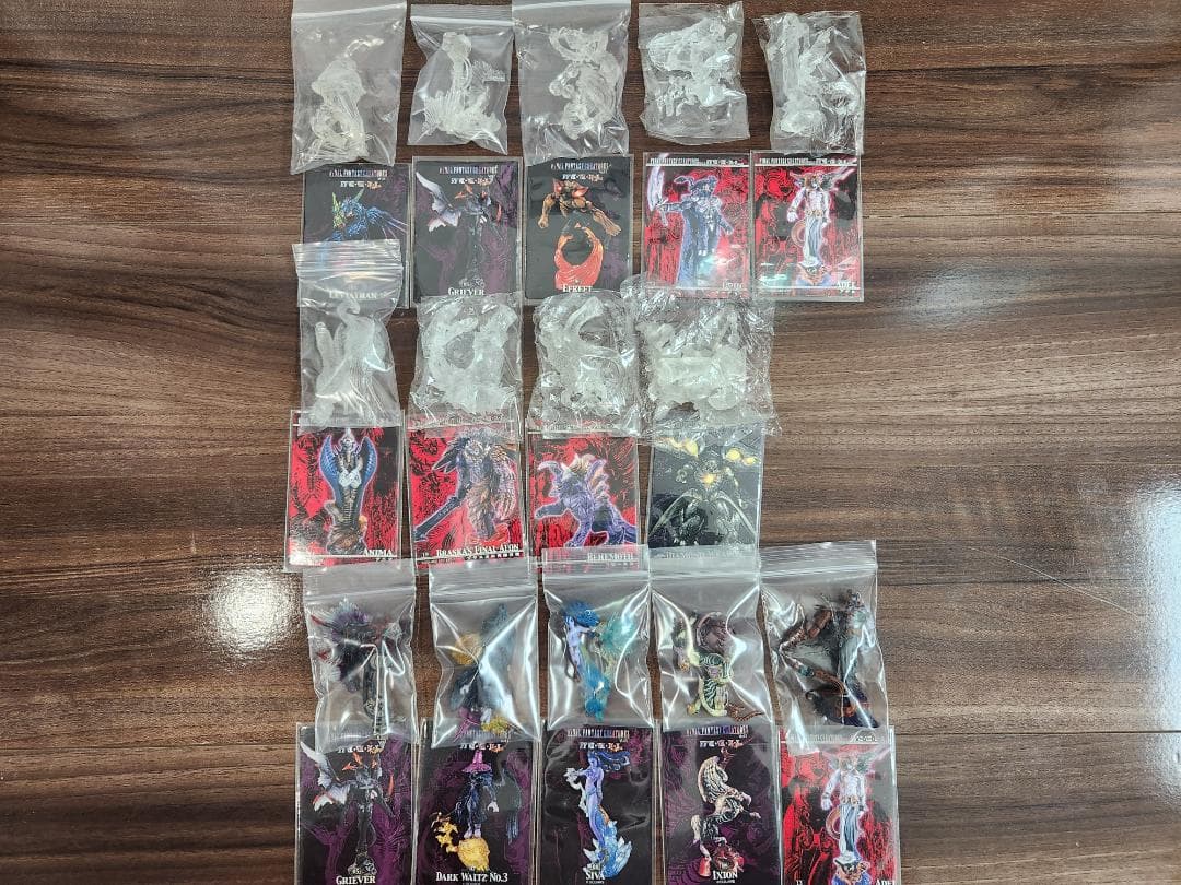 FFクリーチャーズ Vol.1～3 クリア9種 カラー5種 未使用 全てカード有