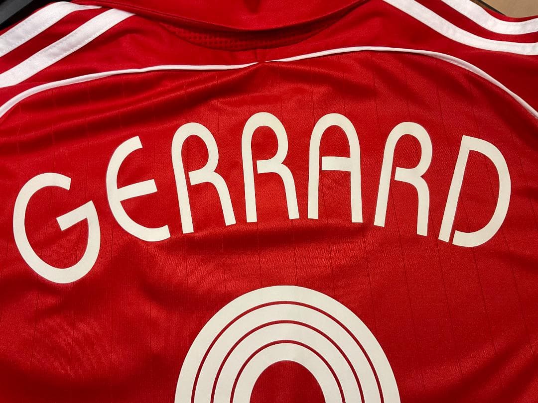 リヴァプール ジェラード ユニフォーム adidas 半袖 US「M」サイズ