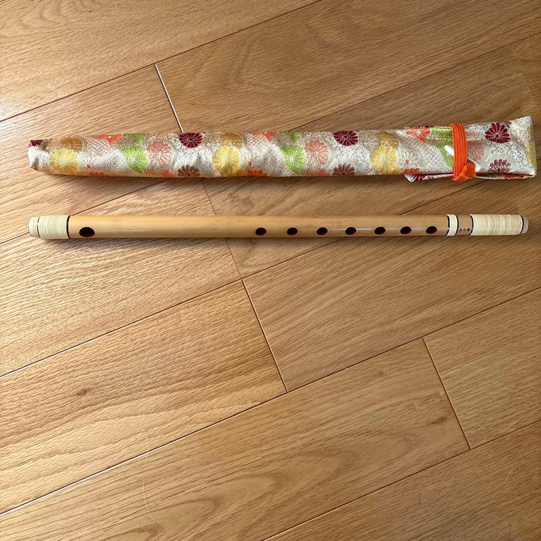横笛　獅子田　ケース付き