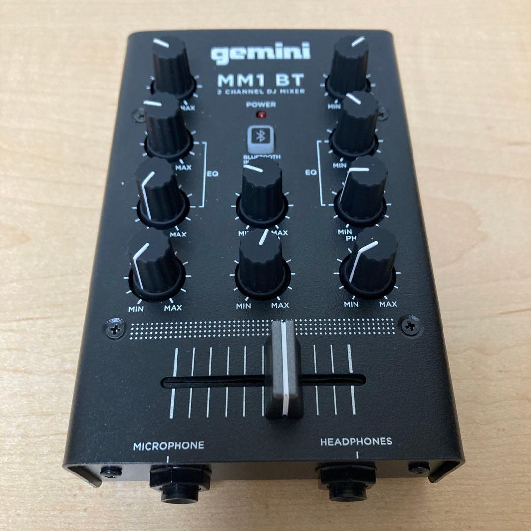 GEMINI DJ ミキサー ポータブル 2ch MM1 美品