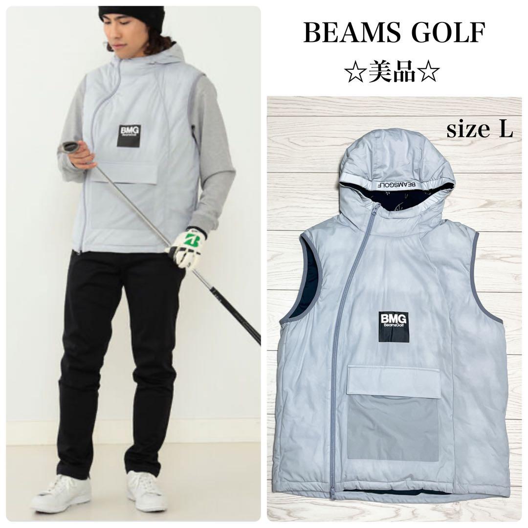 ☆美品☆BEAMS GOLF ビームスゴルフ　中綿 ベスト M フルジップ
