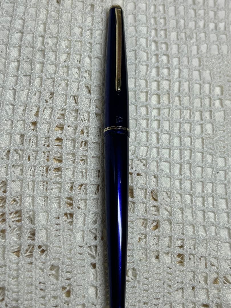 PILOT/万年筆18K /濃紺色ゴールド /エレガントな青い万年/細字