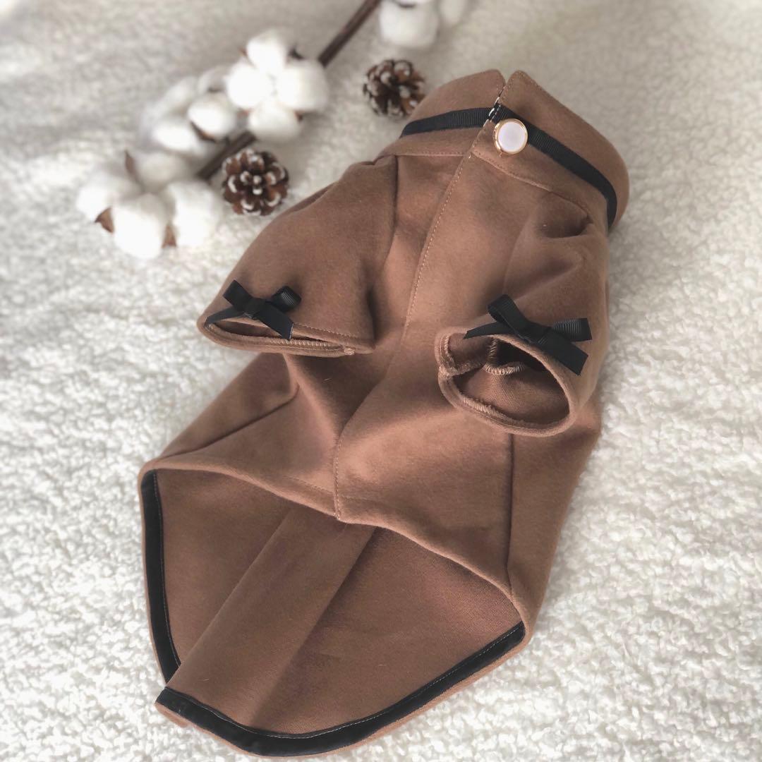 ハンドメイド　タックコート　オーダー小型犬