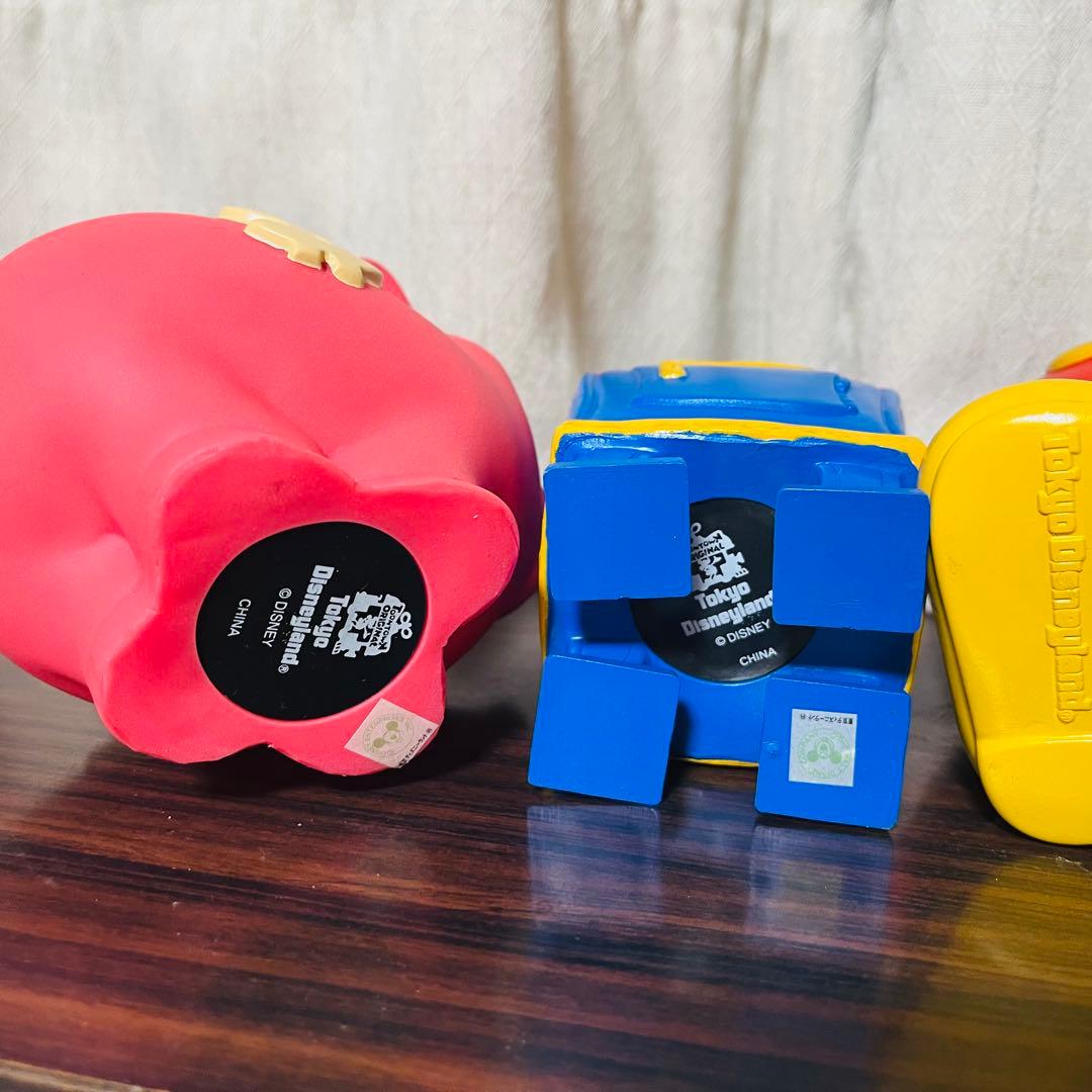 ディズニーランド トゥーンタウン 貯金箱 4点セット