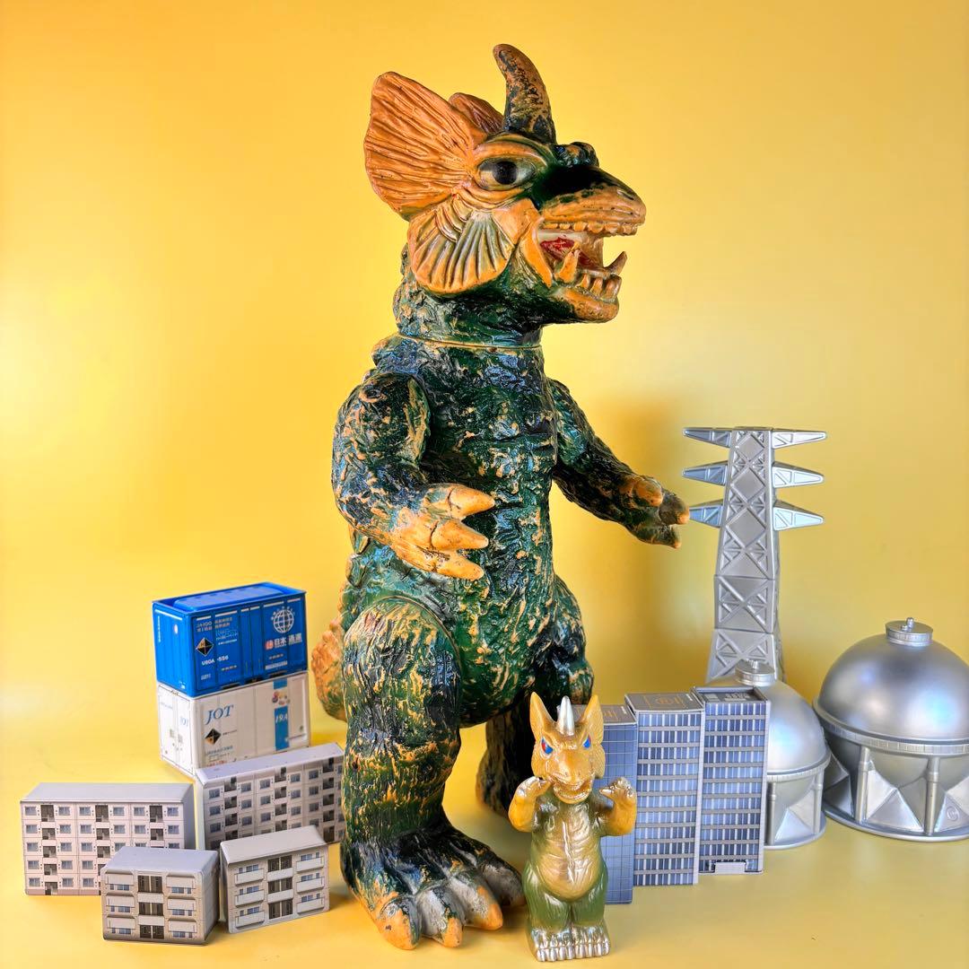 マルサン ドラギラス ジャイアント 40ｃｍ 当時物 オマケ付