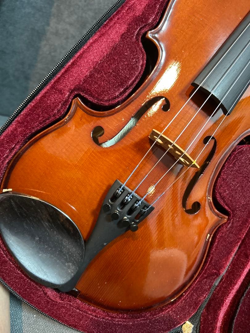 バイオリン 4/4 フルサイズ 弓・ハードケース付き 初心者・練習用