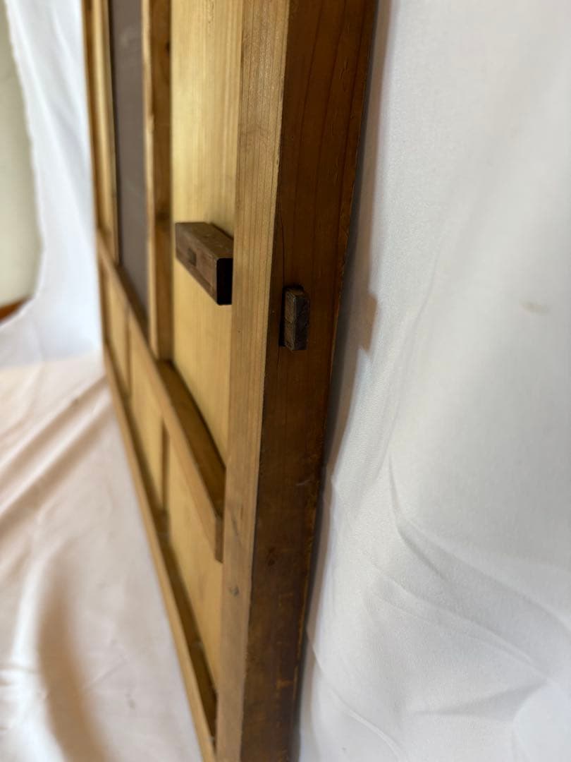 【希少】建具　鏡　古民家　昭和レトロ　ディスプレイ