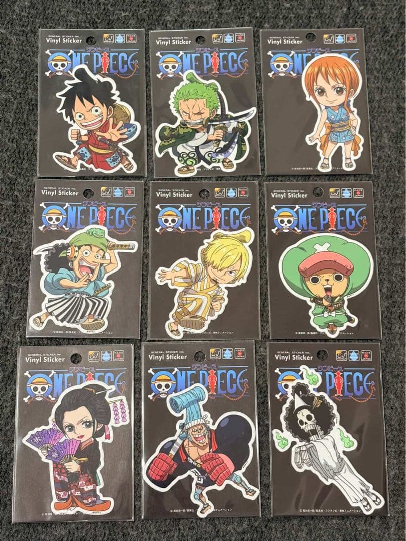 ONE PIECE VinylSticker 30枚セット ワンピースステッカー
