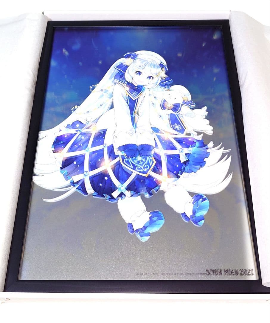 雪ミク  MIKU 2021 B4パブミラー 初音ミク KEI