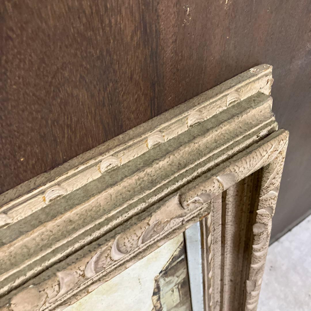 アンティーク 街並み 油彩画 油絵 風景画 絵画 額縁 アート 美術 芸術