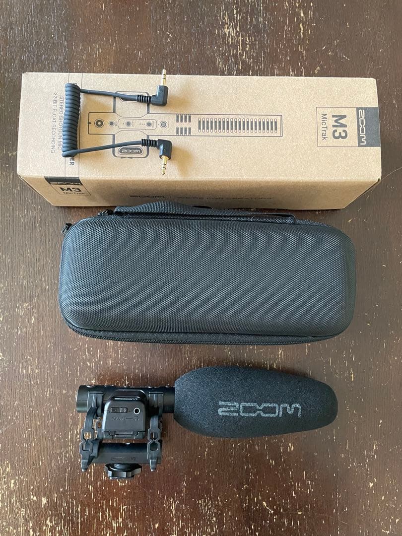 【美品】風防ありZoom M3 MicTrak ハードケース付き