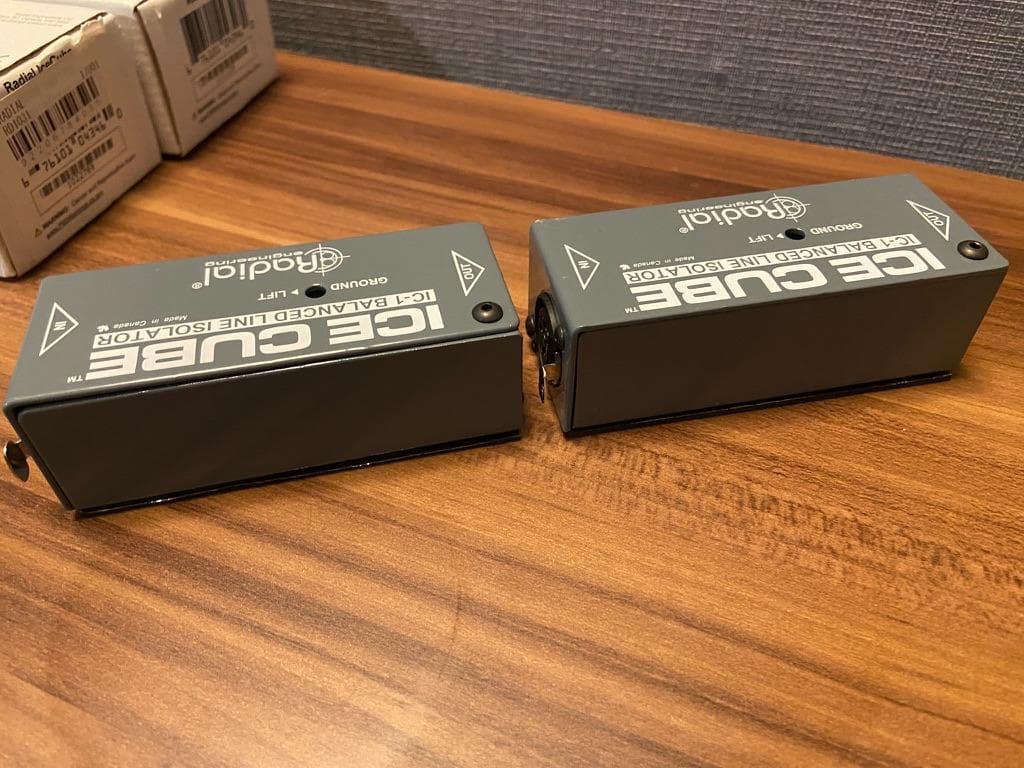 Radial Ice Cube インラインアイソレーター 2個セット