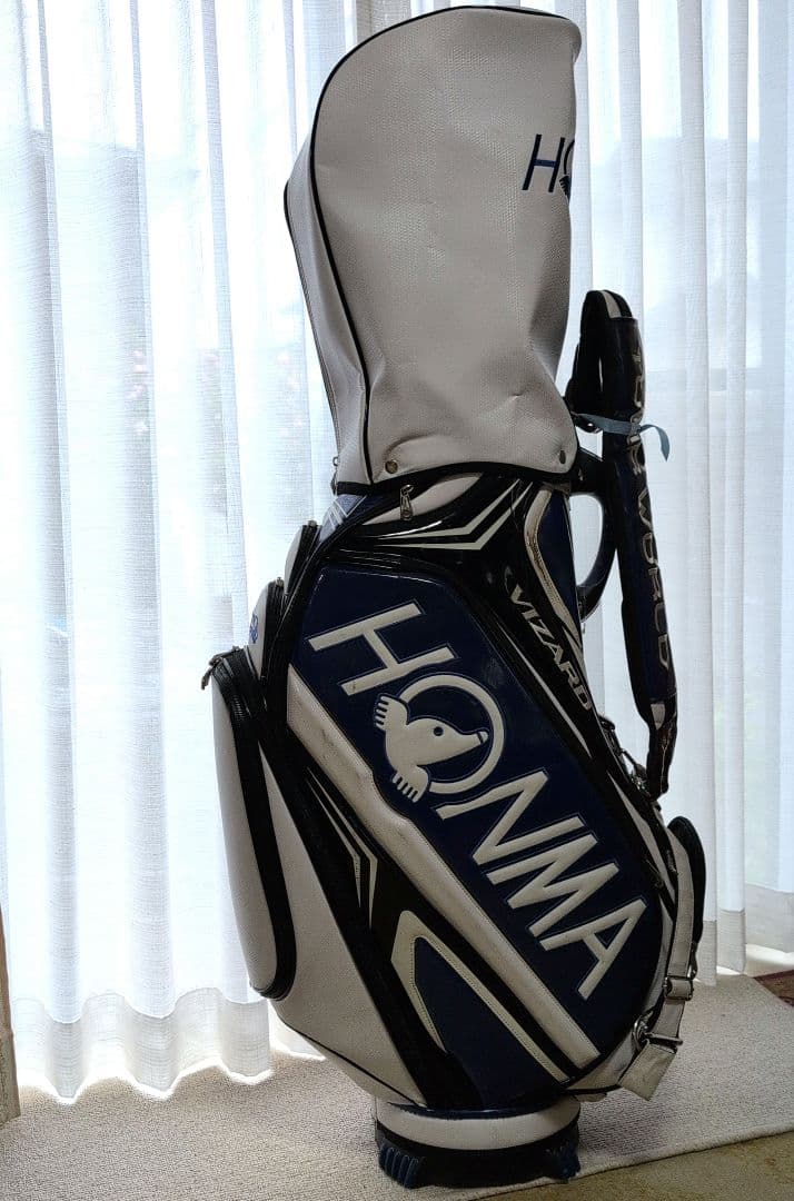 SHO様の HONMA WIZARD キャディバッグ ホワイト・ネイビー