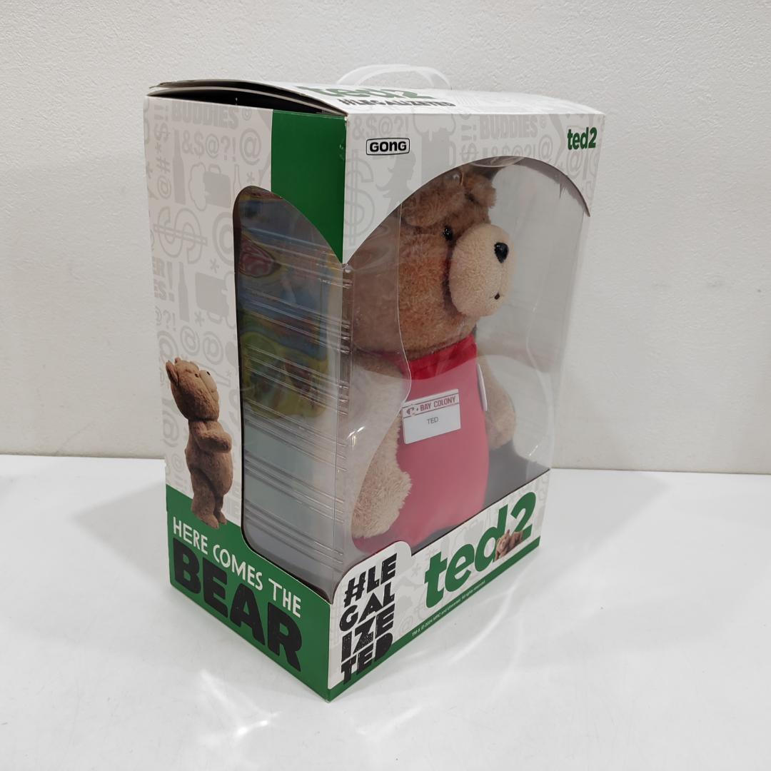 美品 箱付き テッド2 アクションフィギュア ぬいぐるみ m1048