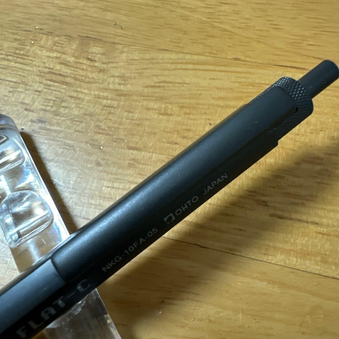 新品 廃盤 OHTO オート FLAT-C フラットシー ボールペン ブラック