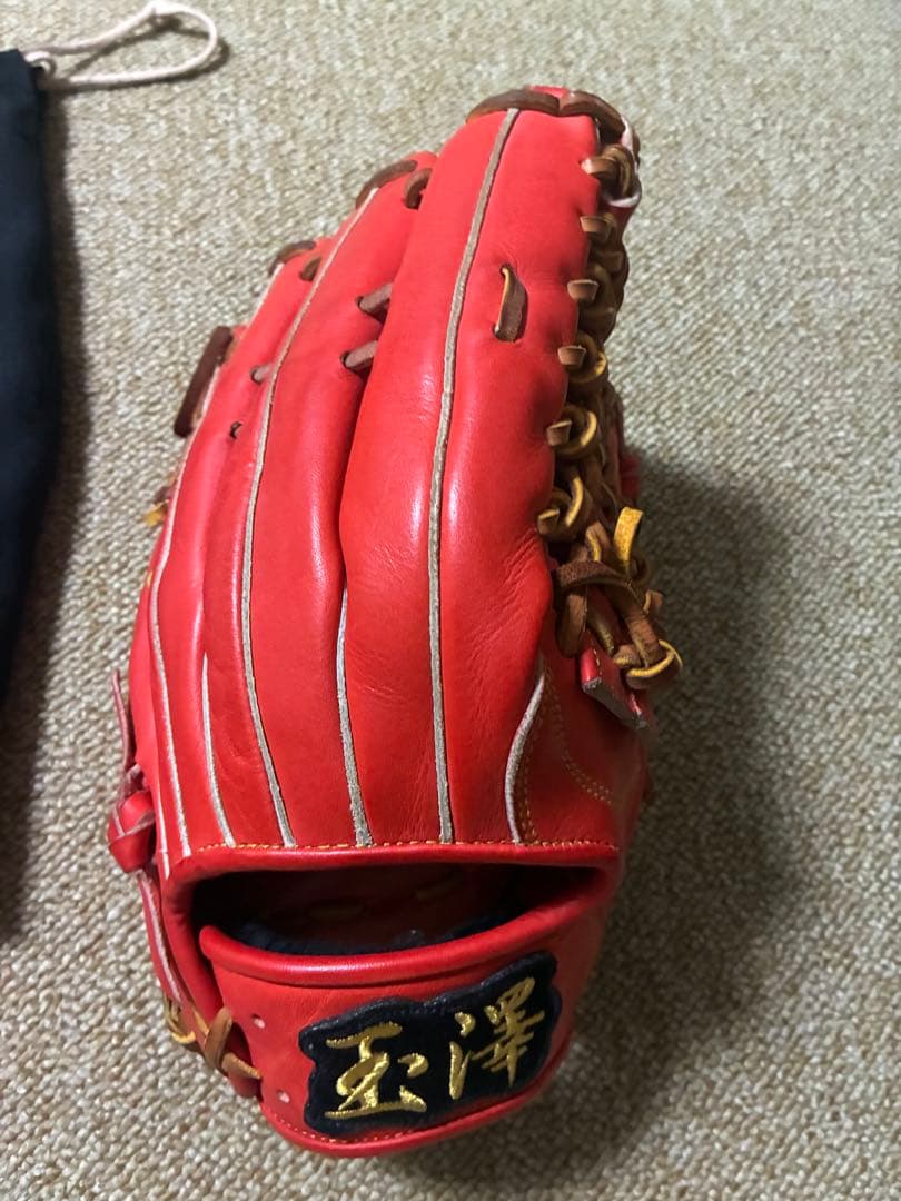 玉澤　軟式グローブ　カンタマ　外野手用　特別仕様　収納袋付き