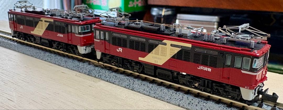 【稀少】マイクロエース8131/ED75-1004・1005貨物試験色重連セット