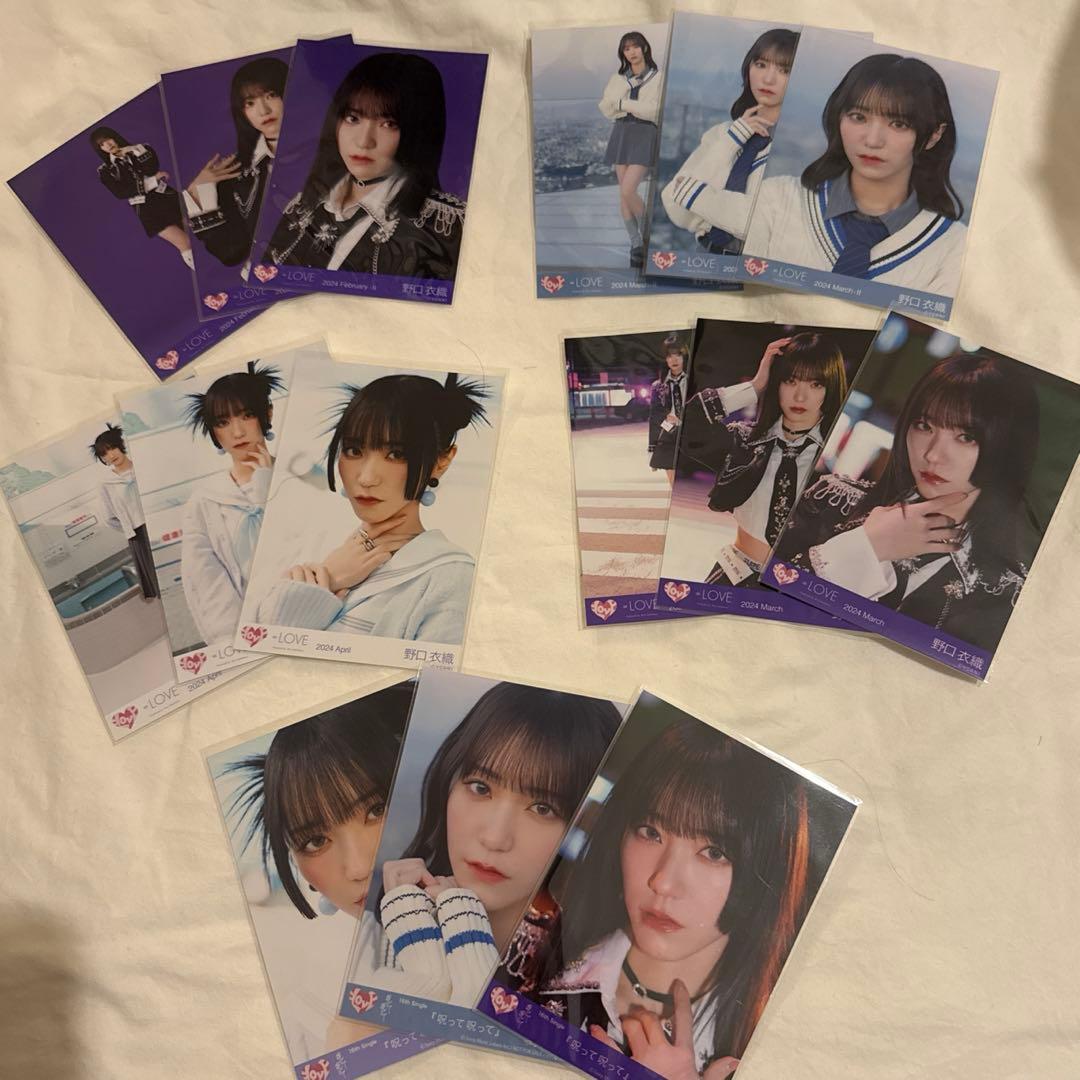 【ぬん】イコラブ 野口衣織 呪って呪って 生写真 コンプ まとめ売り