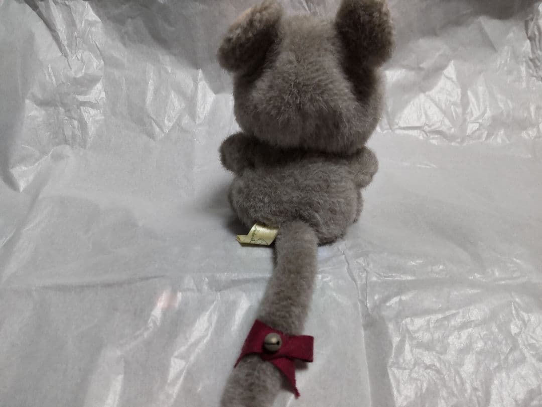 うめ吉 鈴付き ねずみ 着ぐるみ 2体セット ぬいぐるみ オリエンタルトーイ