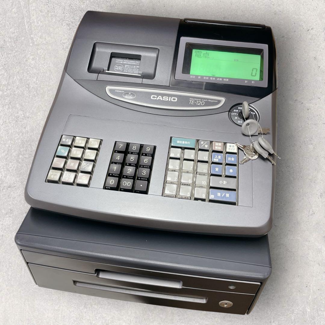 «美品»CASIO 電子レジスター【TE-120】カシオ 店舗