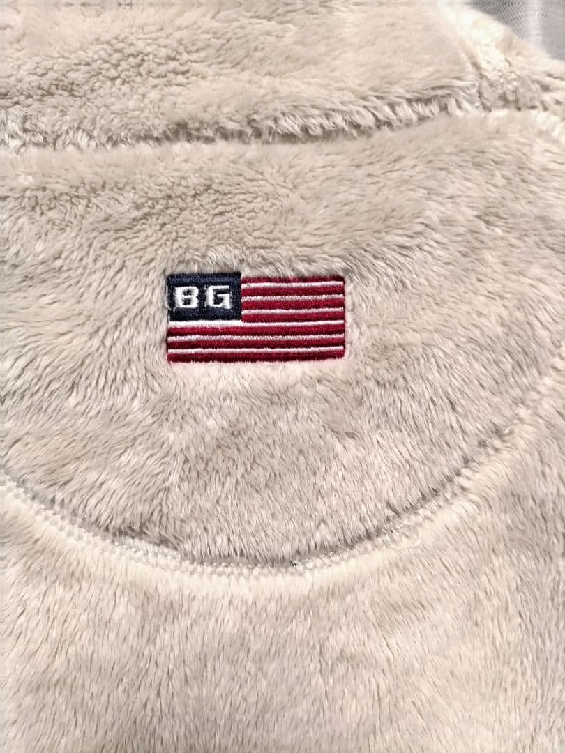 ブリーフィングゴルフ　ボアベスト　ベージュ　L