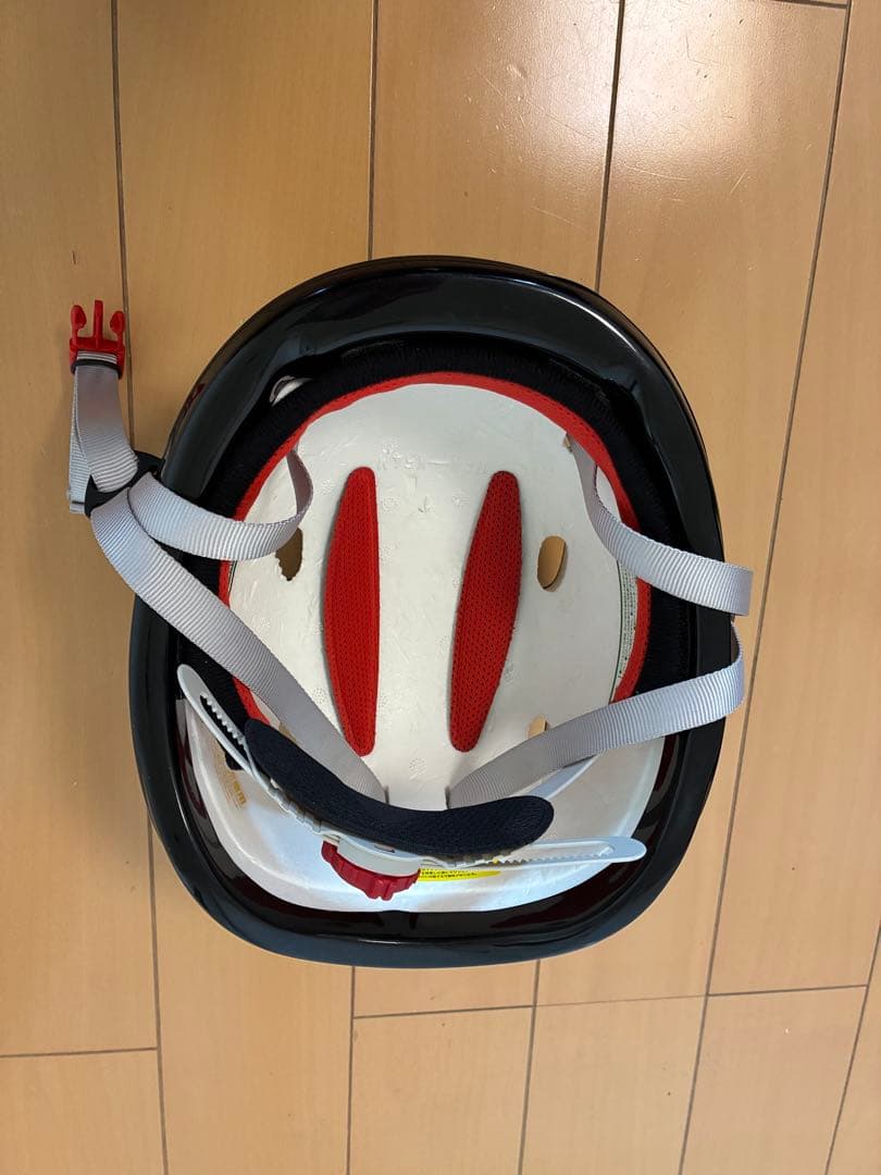 子供用自転車 18インチ 黒 補助輪付き53cmヘルメット付き広島市引渡し限定