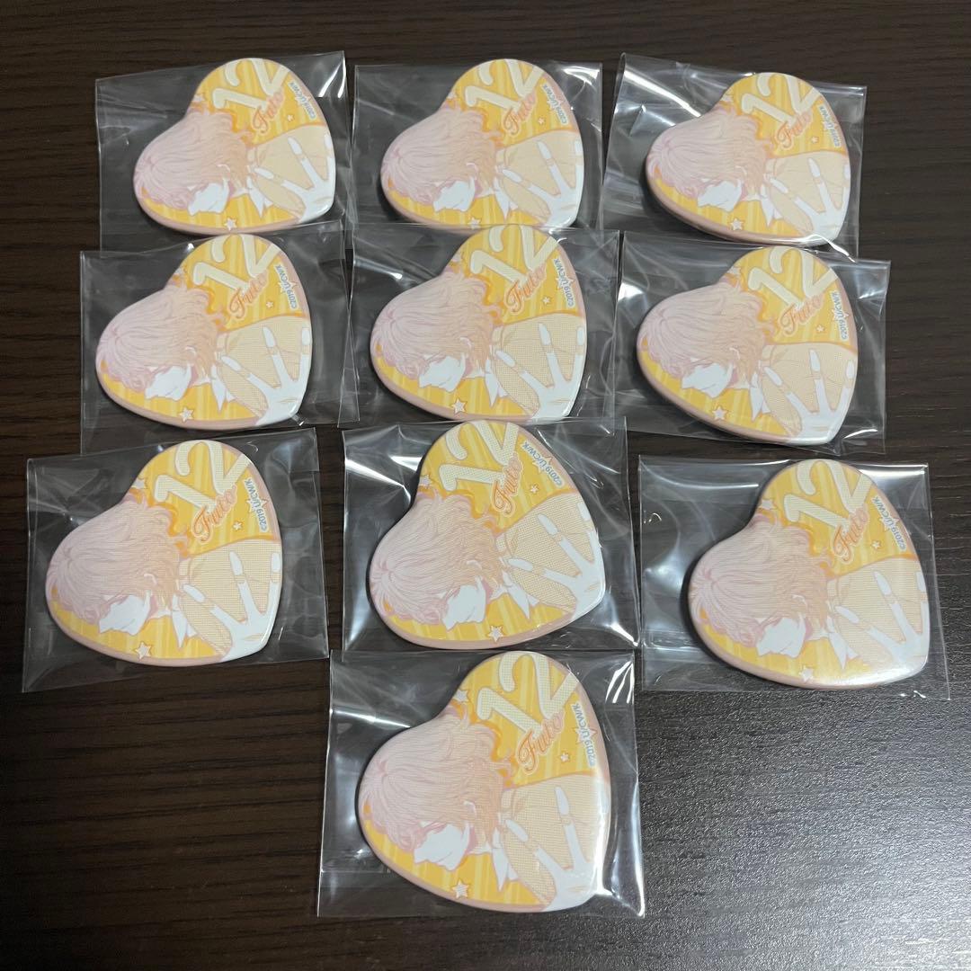 ブラザーズコンフリクト ブラコン ココラボ ハート 缶バッジ 朝日奈風斗 風斗