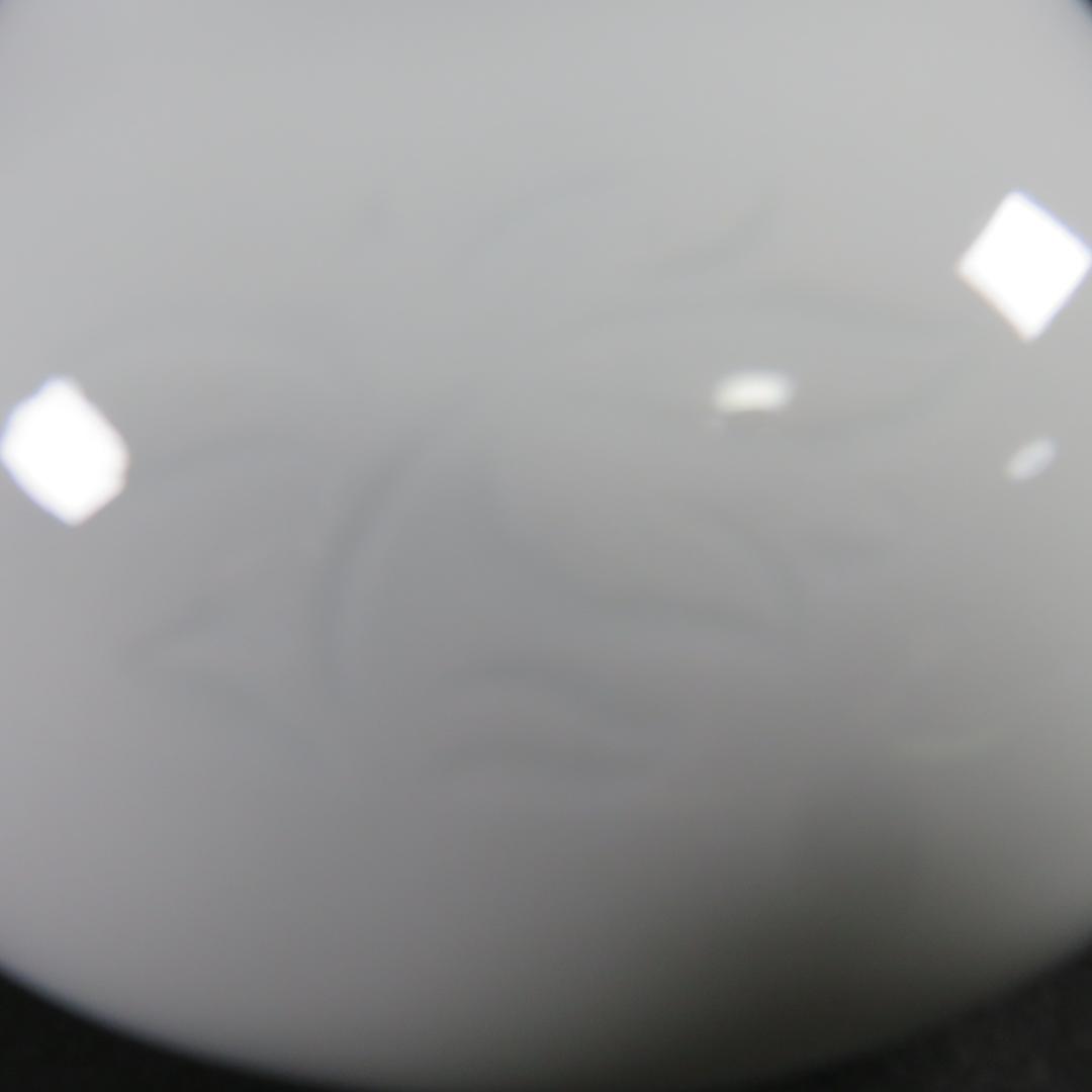 白磁 香炉 獅子 新品 双耳 草文様 三つ足 在銘