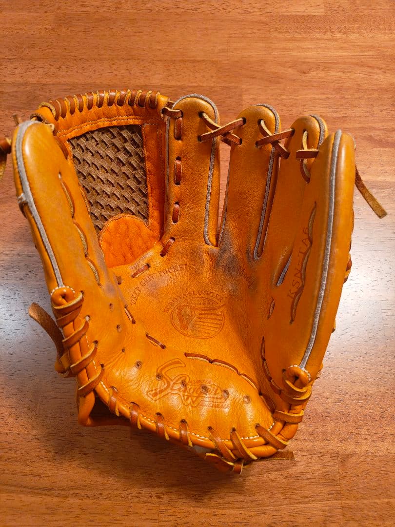 久保田スラッガー　軟式グローブ　KSN-TA6　内野用　廃盤ラベル